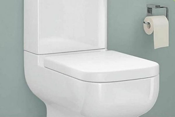 Square Toilet Seat Soft Close Toilet Seat Mute Seat Cover Quick Release Loo Seat Easy Cleaning Easy Installation with Top Fixing & Adjustable Hinges Standard Toilet Seat Plastic AAN® - Image 2