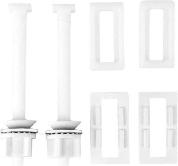 Soft Close Oval Toilet Seat White Loo Toilet Seat with Adjustable Hinges Standard O Shape Toilet Seat with Bottom Fixing by AAN - Image 6