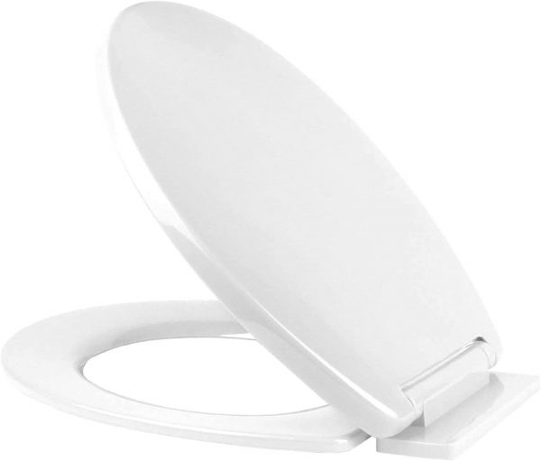 Oval Toilet SEAT Soft Close White - Easy Installation by AAN® - Image 3