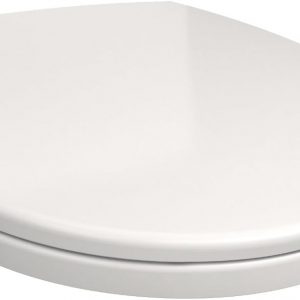 Soft Close White Toilet Seat Quick Release for Easy Clean Oval Toilet Seat Standard Size Toilet Seat Durable Loo Seat Premium UF Material Top Fitting by AAN®