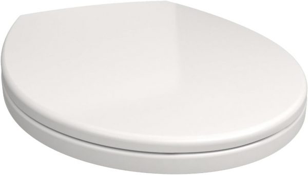 Soft Close White Toilet Seat Quick Release for Easy Clean Oval Toilet Seat Standard Size Toilet Seat Durable Loo Seat Premium UF Material Top Fitting by AAN®