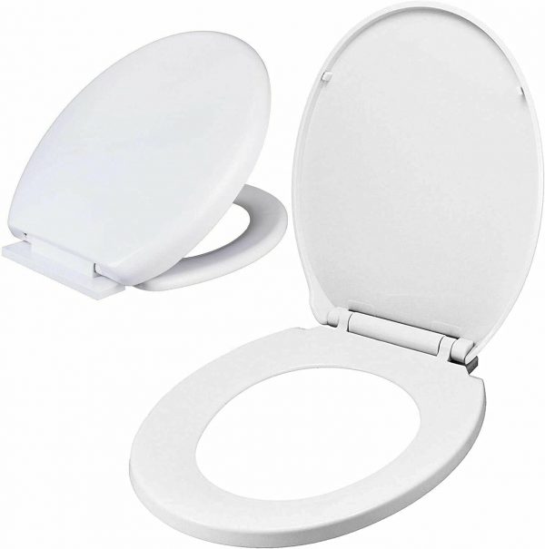 Oval Toilet SEAT Soft Close White - Easy Installation by AAN® - Image 6