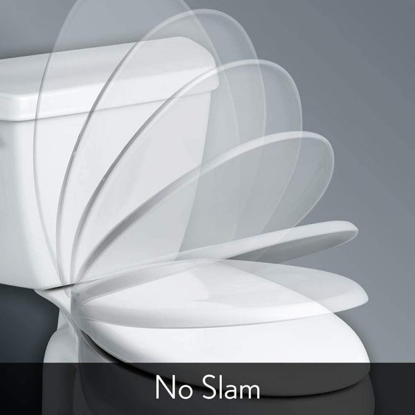 Oval Toilet SEAT Soft Close White - Easy Installation by AAN® - Image 7
