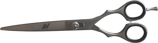 Hairdressing Scissor Professional Hairdressers Barber Hair Cutting Scissor Stainless Steel Haircut Scissor Sharp Adjustable for Salon Barbers, Men, Women, Children and Adults (19 cm, Silver)