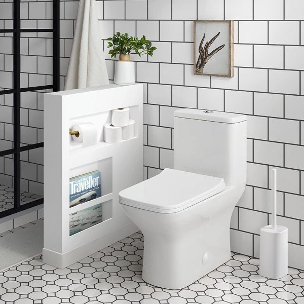Square Rectangular Shape Toilet Seat with Mute Soft Close Seat Cover & Quick-Release with ONE Push Button Easy Top Fix Blind Hole Modern Luxury Design by AAN® - Image 7