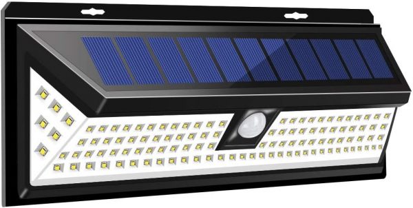 AAN Solar Light Outdoor Motion Sensor Security Light 118 LED 270° Wide Angle Super Bright IP65 Waterproof Durable High Efficiency All Weather Wall Garage Patio Fence Garden Shed [Energy Class A+++] - Image 2