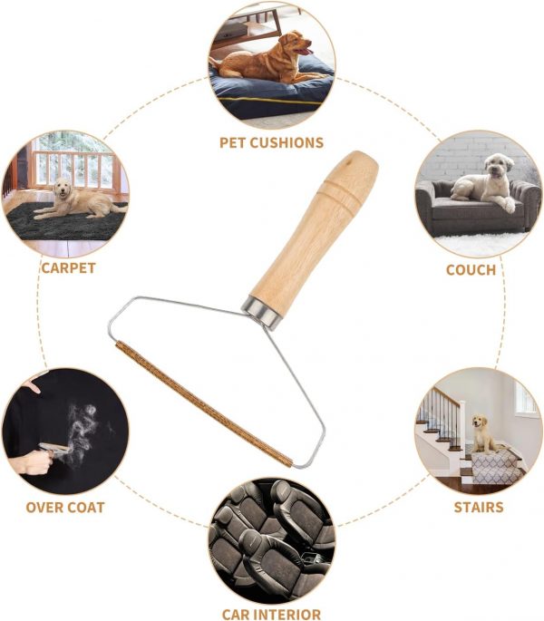 2 pcs Lint Remover on Carpet Pet Hair Remover Dog Cat Hair Remover Reusable Lint Shaver Roller Cleaner, Clothing, Fabric Sofa，Furniture, Car - Image 7