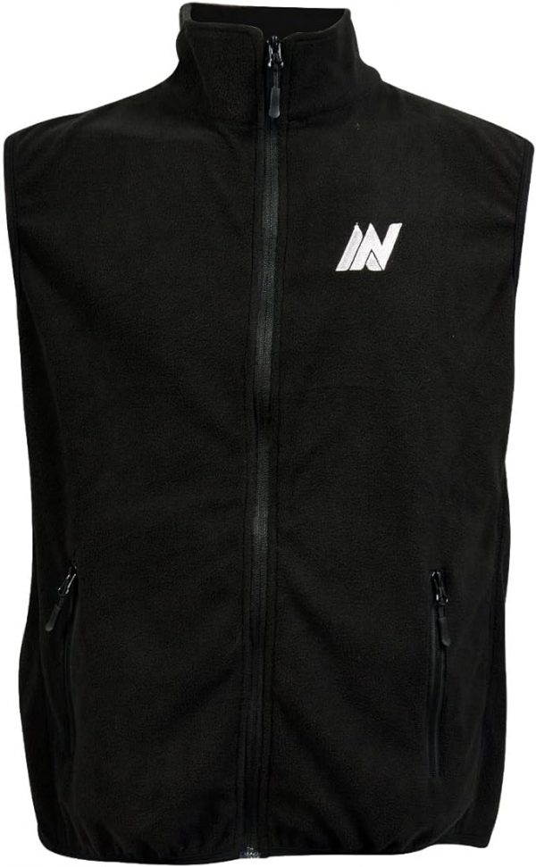 AAN Men's Sleeveless Cardigan Knitted Jumper Gilet Stand Collar Casual Warm Thick Winter Waistcoat Polar Fleece Vest - Image 2