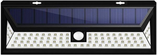 AAN Solar Light Outdoor Motion Sensor Security Light 86 LED 270° Wide Angle Super Bright IP65 Waterproof Durable High Efficiency All Weather Wall Garage Patio Fence Garden Shed [Energy Class A+++]