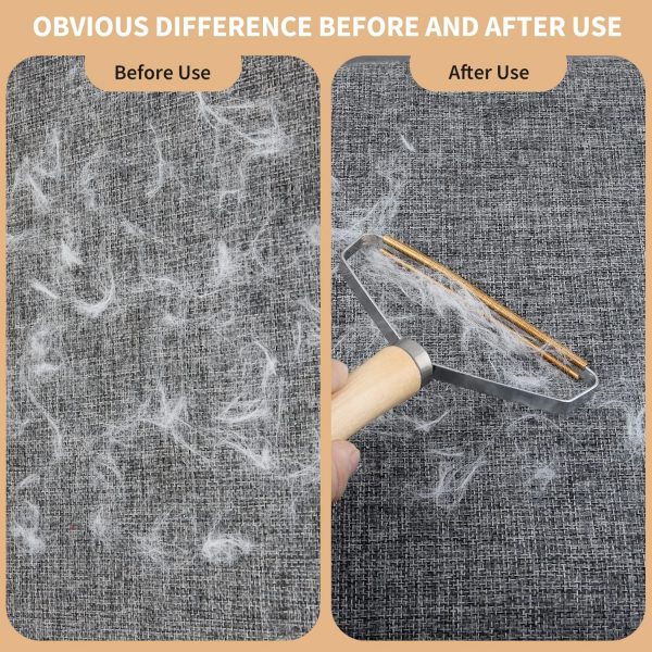 2 pcs Lint Remover on Carpet Pet Hair Remover Dog Cat Hair Remover Reusable Lint Shaver Roller Cleaner, Clothing, Fabric Sofa，Furniture, Car - Image 2